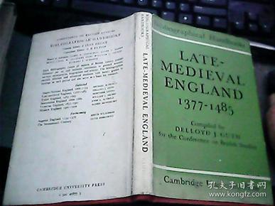 LATE-MEDIEVAL ENGLAND 1377-1485 中世纪晚期的英格兰1377年-1485年 原版精装 日本早稻田大学馆藏