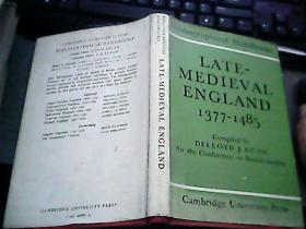 LATE-MEDIEVAL ENGLAND 1377-1485 中世纪晚期的英格兰1377年-1485年 原版精装 日本早稻田大学馆藏