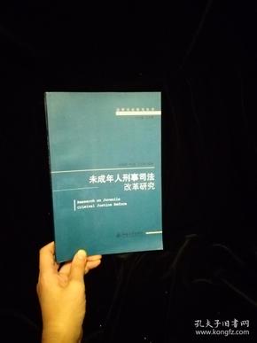 法律实证研究丛书：未成年人刑事司法改革研究