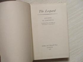 THE LEOPARD：GIUSEPPE DI LAMPEDUSA【精装本、027】TRANSLATED FROM THE ITALIAN BY ARCHIBALD COLQUHOUN【扉页有英文签赠？见图】60年出版