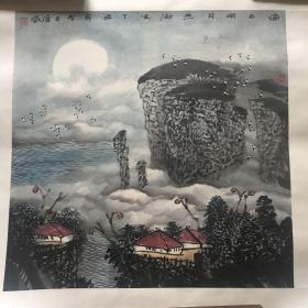 祖伟威手绘原作（手工精裱 包真）附画册