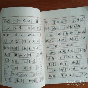 中学语文词语：楷书钢笔字帖   刘子强  书