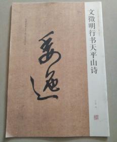 中国历代名碑名帖精选系列：文徵明行书天平山诗