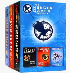 饥饿游戏三部曲 英文原版 The Hunger Games Trilogy 饥饿游戏1+燃烧的女孩+嘲笑鸟