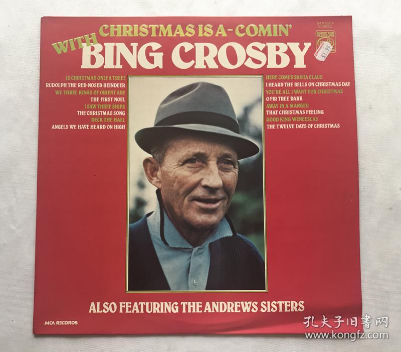 BING CROSBY平克劳斯贝LP黑胶唱片