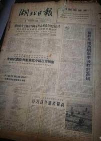湖北日报1965年11月1日--30日 馆藏   见描述