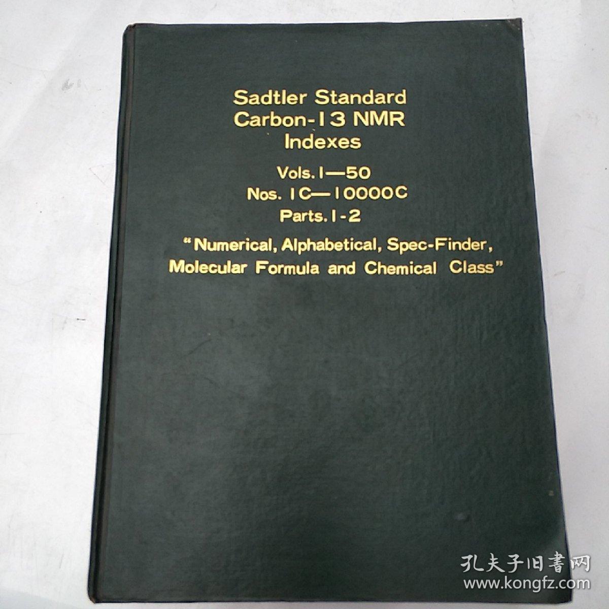 sadtler standard carbon-13 NMR vols.1-50（H4949）
