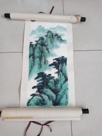 精品卡纸山水画一幅1平尺多保真作者不详