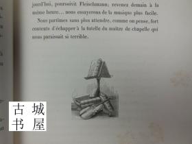 稀缺 ，《圣克灵的传说》大量黑白版画，1857年出版