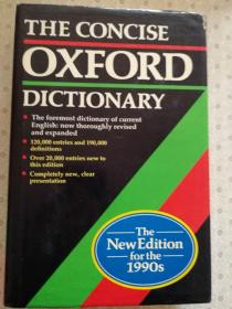 The Concise oxford Dictionary Eighth Edition 简明牛津原版词典 精装