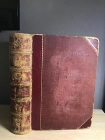 The Book of Days: Vol 1 Book 皮脊 三面书口花纹 黑白插图 831页