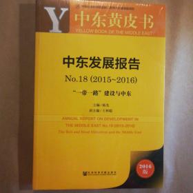 中东黄皮书:中东发展报告No.18（2015-2016）未开封