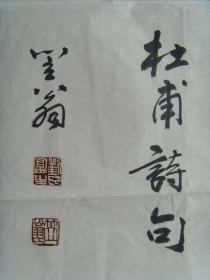 刘富生（笔名笠翁）：书法：杜甫诗句：细推物理须行乐,何用浮荣绊此身。【出处】唐杜甫《 曲江二首 》。（带原作邮寄信封及简介）（参展作品）（刘富生，笔名笠翁，甘肃省甘谷县人，1998年开始学习书法，作品多次参展 并获奖。现为甘谷伏羲画院副院长 ，甘谷书画院院士，长沙晚晴书画院名誉院长，长沙王羲之国院艺术中心艺术顾问。）