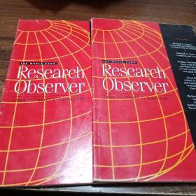 【英文原版财经类杂志】The World Bank Research Observer，世界银行研究展望，2000年第15卷第1.2期