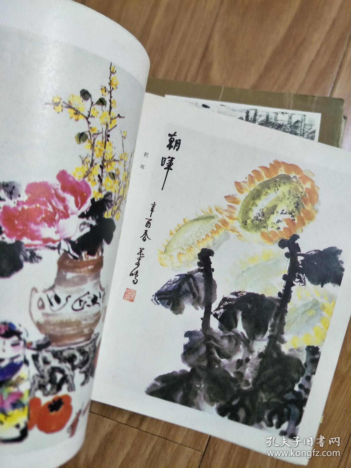 《蚌埠花鸟画》八十年代画册，安徽省工艺美术研究室主编！
