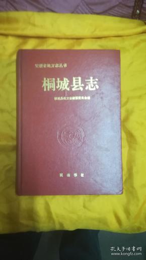 桐城县志(安徽省地方志丛书)  精装