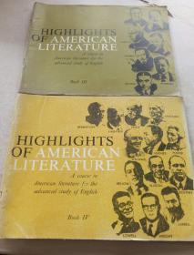 HIGHLIGHTS
OF AMERICAN
LITERATURE（BOOK3 .4）两本合售