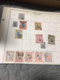古典老邮票18张不同新旧混
