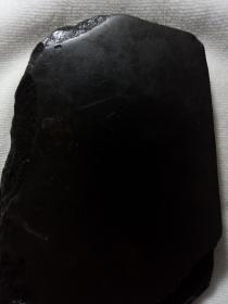 端石水坑薄雕山水砚