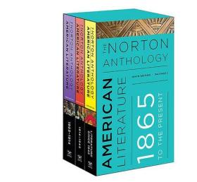 现货 The Norton Anthology of American Literature - 3 volume set : C D & E 诺顿美国文学选集