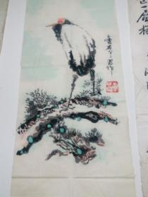 松鹤延年（毕民望画）