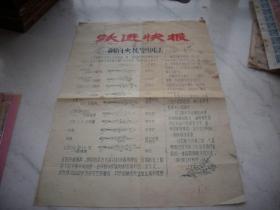 1958年~郑州市工会联合会办公室编印【跃进快报】！钢的火花鉴别法！