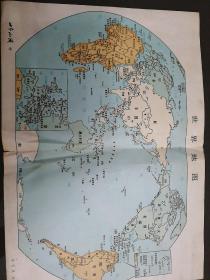 世界地图朱育莲绘