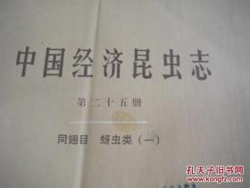 中国经济昆虫志.第二十五册.同翅目 蚜虫类.一 馆藏