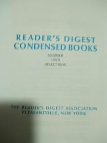 READER'S DIGEST CONDENSED BOOKS（1970年第3卷）包括5篇作品