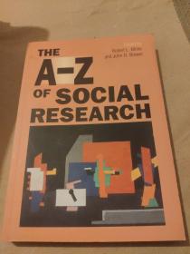 The A-z Of Social Research A Dictionary Of Key Social Science Research Concepts