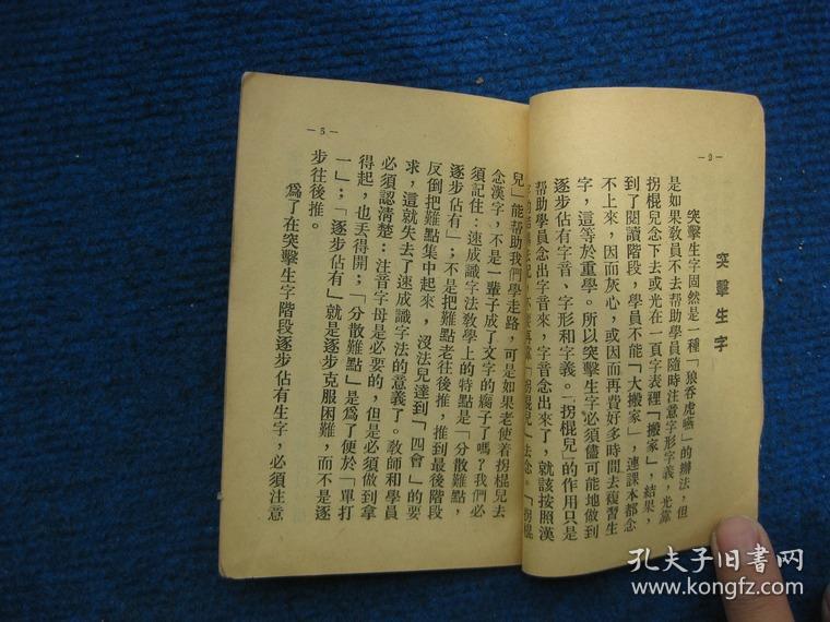 【速成识字小丛书】突击生字与开展阅读的教学要点