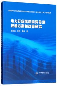 电力行业煤炭消费总量控制方案和策略研究