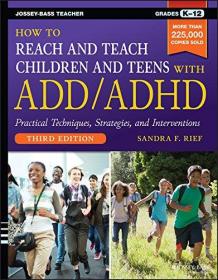 预订  How to Reach and Teach Children and Teens with ADD/ADHD 英文原版 如何接触和教患多动症的儿童和青少年