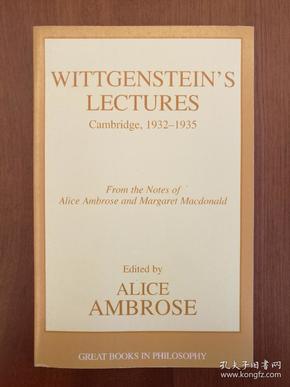 Wittgenstein's Lectures  Cambridge, 1932-1935