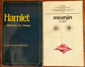 Hamlet + Meanjin（2/1981）两册合售