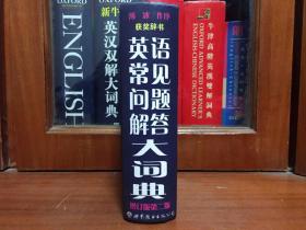 库存未阅无瑕疵英语常见问题解答大词典第二版 增订版  A  DICTIONARY of  Ansers to Common Questions in English