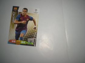 帕尼尼 panini 游戏版 2011-12 欧冠 球星卡  巴塞罗那  桑切斯