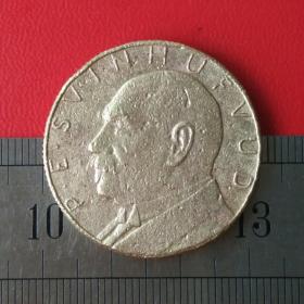 V145芬兰总理斯维霍夫德储蓄银行杰顿1962代币硬币铜钱器珍藏收藏