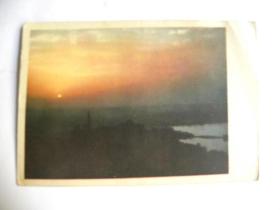 《西湖之春》明信片-初阳台望日出（50年代）