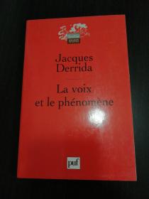 Jacques Derrida / La voix et le phénomène / phenomene  雅克·德里达 《声音与现象学》 法文原版