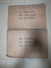 老帐本工资表、下花园矿务局工会1963年1至12月份劳保人员工资表(二册合售)