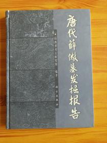 《唐代薛儆墓发掘报告》西北大学文博院教授尹申平盖章书