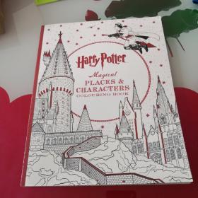 Harry Potter Magical Places & Characters Colouring Book