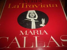 外文原版黑胶唱片---LaTraviata---MARIA CALLAS--1盒内有12张唱片--品以图为准,所见即所得