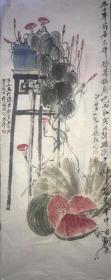 （废品回收）（保手绘）齐白石（）是近现代中国绘画大师，世界文化名人。曾任中央美术学院名誉教授、中国美术家协会主席等职2