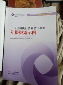 上市公司执行企业会计准则年报披露示例