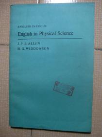 ENGLISH IN FOCUS English in physical science