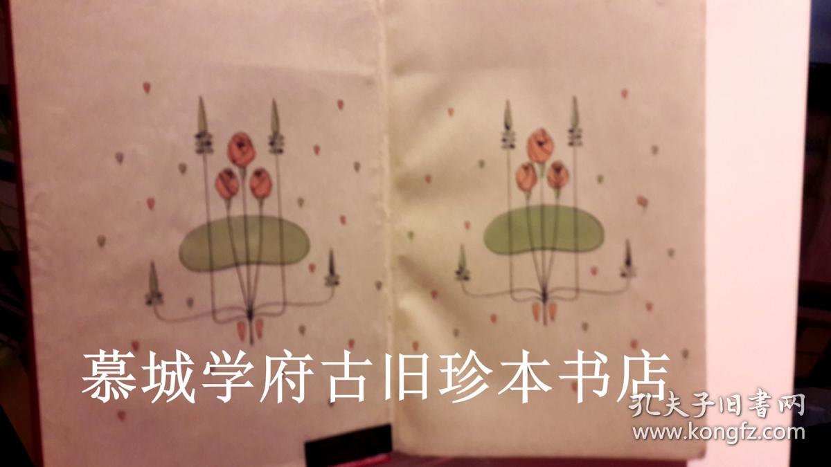 装饰风格（ART DECOR）皮装/烫金书脊、封面/书顶刷金/毛边本 《华兹华斯诗选》 Poems by William Wordsworth with an introduction by Alice Meynell