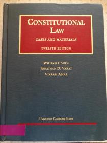 Constitutional Law   Cases And Materials  Twelfth Edition