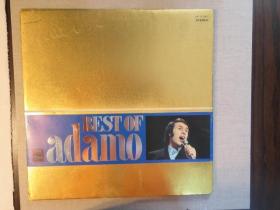 法语香颂adamo best of adamo 法语歌曲 日版黑胶LP （2LP）